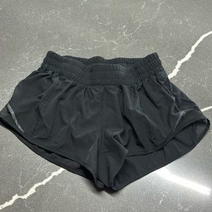 Lululemon black workout shorts